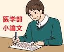 医学部小論文指導（再添削2回付き）を行います 医学部専門予備校でも講師を勤める指導歴20年の添削指導です イメージ1