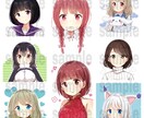 女の子(等身)のSNS用アイコンを作成します オリジナルのアイコンが欲しい方 イメージ2