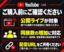 YouTubeライブの日本人同接200人増やします 単発配信プラン｜ゲーム実況・雑談・歌配信・縦型ライブ対応 イメージ10