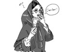 お客様のポップで可愛い似顔絵を描きます 記念になる印象に残るポップなイラスト イメージ4