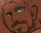 JEWEL EYES【似顔絵】魅力を瞳に宿します 大切な人をスタイリッシュに描いた特別なプレゼントに。印刷可☆ イメージ10