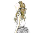 きれいな女の子描きます お写真を元に透明感あるオシャレな女の子データ制作します。 イメージ5