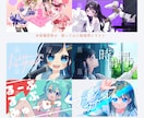 最短納品▶可愛い女の子メインの一枚絵を制作します オリジナルVOCALOID曲のMV、VTuber活動などに！ イメージ7