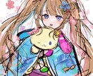 落書きテイストでゆるふわなイラストお描きします 女の子・男の子ok SNSアイコン制作承ります イメージ5