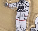 アクリルキーホルダーを販売します 宇宙飛行士のアクリルキーホルダー イメージ1