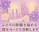 ふたりの距離を縮める鍵をオラクルカードで診断します 動画で納品！何度も繰り返し見られる！ イメージ1