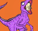 色々な物のイラストを描きます 一度見たら忘れない独特なイラストデザインを描きます！ イメージ9