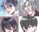 最短で即日完成！？あなただけのアイコン彩ります SNS・ブログ等で使用するキャラクターアイコン作成 イメージ1
