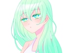 色彩豊かで可愛い女の子イラストを制作いたします SNSアイコンや一枚絵向けの女の子イラストを制作いたします イメージ3