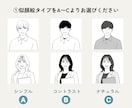 初対面で覚えられる✨似顔絵イラスト名刺を作成します 先着3名様【7000円→3000円】名刺交換が会話に変わる♪ イメージ4
