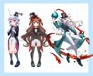 魅力あふれる立ち絵+キャラデザ制作致します イラコン複数受賞歴のあるイラストレーターが丁寧に制作致します イメージ6