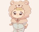 2000円★レトロなイラスト描きます どこかなつかしい、あったかレトロなイラスト イメージ2