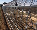 ビニールハウス建て方、ビニールの張り方教えます パイプハウス、POフィルムも対応します。 イメージ2