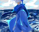 中性的なイラスト描きます 鋭い線と彩度の高い塗りで目を惹きつけます イメージ7
