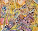 あなたのオリジナルヒロイン手描きします 全てアナログ手描き、色鉛筆仕上げでお届けします。 イメージ5