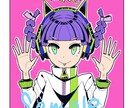 SNS用のアイコン描きます カラフルなアイコンで相手の目を引き付けませんか？！ イメージ1