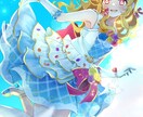 商用利用可！キラキラした目の1枚絵描きます ライバーさんやYouTuberさんのお手伝いさせてください！ イメージ2