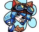 SNSアイコン・ヘッダー作成します あなただけのポップでかわいいキャラクターを描きます イメージ3