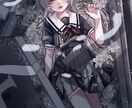 歌ってみたや配信用に！美麗な雰囲気の一枚絵描きます 儚くて印象に残るイラストであなたの活動を引き立てます！ イメージ4