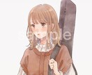 SNS用アイコンイラスト作成致します 柔らかい雰囲気の可愛い女の子や男の子のイラスト イメージ2