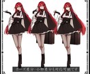 TRPG/創作 全身立ち絵制作ます 儚い系/中性的/モノトーン系の立ち絵が得意です イメージ5