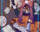 イラスト制作いたします 線画を活かしたシンプルな色彩のイラストが得意です。 イメージ4