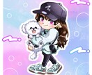 シンプルポップなキャラクターイラストを描きます 依頼者様の要望に寄り添って丁寧に制作します！ イメージ1