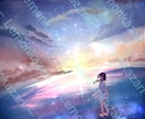 青が際立つ爽やかなイラストを描きます 歌みたやボカロ楽曲向けにイラストを制作します！ イメージ4