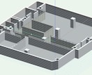 事務所・店舗等のレイアウト図作成・御提案が出来ます ☆2D平面・3D(簡易)を御作成、事務所構築・費用算出も対応 イメージ2
