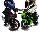 似顔絵オーダー承ります アイコンや待ち受け用も可能です！データか印刷か選べます！ イメージ1