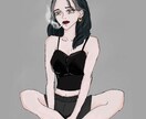 エモいイラスト描きます 私のリタッチが好みの方！模写も得意なのでぜひ！ イメージ1