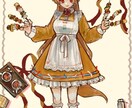 目を引く色彩の厚塗りイラスト描きます 個性派!つやつや鮮やか個性的な質感の厚塗り イメージ7