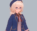 VTUBER用フルスクラッチ3Dモデルします 数年間ゲーム業界のモデラーとして働きましたー(˶• ֊•˶) イメージ1