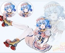 アニメ調なキラキラ可愛いイラストを描きます 1枚絵・アイコン・立ち絵・グッズ用イラストにオススメ✨ イメージ1