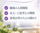 恋愛・仕事・家庭・人間関係など幅広く鑑定します 今、知りたいことを中心に丁寧に読み解きます イメージ2