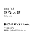 格安で名刺やカード類作成します 低コストで欲しいやシンプルな物で急ぎの方向け！！ イメージ5