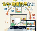LPがあればOK！台本から動画編集まで作成します \\今だけ特価//LP1枚で台本から動画作成まで丸投げOK！ イメージ1