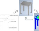 2D→3Dデータ化(3DPDF.STEP等)します 3Dデータの構築、プレゼン用の資料、装置組立イメージの共有に イメージ1