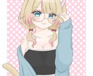 商用利用込！はっきりとした可愛い一枚絵描きます 瞳のキラキラ感とツヤ感が特徴です♡ イメージ3