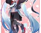 グッズ・歌ってみたMV用イラスト描きます あなただけの歌ってみたサムネを、あなただけのキャラクターで！ イメージ3