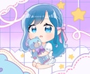 みずみずしいミニキャラ描きます 商用OK！立ち絵やSNS活動に！ イメージ1
