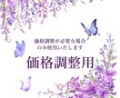 価格調整させていただきます 価格調整が必要な場合のみ使用いたします。 イメージ1
