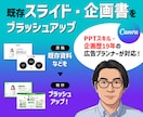 Canvaでスライド・企画書をリデザインします 資料作成歴18年のプロが、既存資料を見やすくブラッシュアップ イメージ1