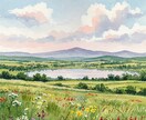 記憶に残る、風景イラストを制作致します 心象風景を形に、思い出を彩ります イメージ1