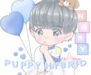 アイコンにも♡かわいいデフォルメイラスト描きます アイコン、ペアアイコン、似顔絵が欲しい方へ♪ イメージ4