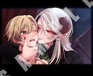 中性的な人物イラスト描きます SNSアイコン･TRPG用立ち絵・動画用イラストなど イメージ7