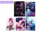 綺麗で目を引く１枚イラスト描きます 商用利用可能なイラスト制作！SNS・サムネ・グッズ等も対応！ イメージ7
