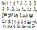 WEBサイトヘッダーや説明イラストをデザインします WEB・広告等で使える素材をオリジナルで作成します！ イメージ5