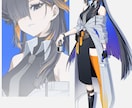 商用利用込み】立ち絵を制作いたします アニメ塗りのかっこいい、オシャレ、可愛い等の立ち絵描けます！ イメージ3