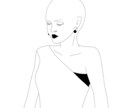 線画でイラストを作成します シンプルでおしゃれな雰囲気のイラストを作成します。 イメージ2
